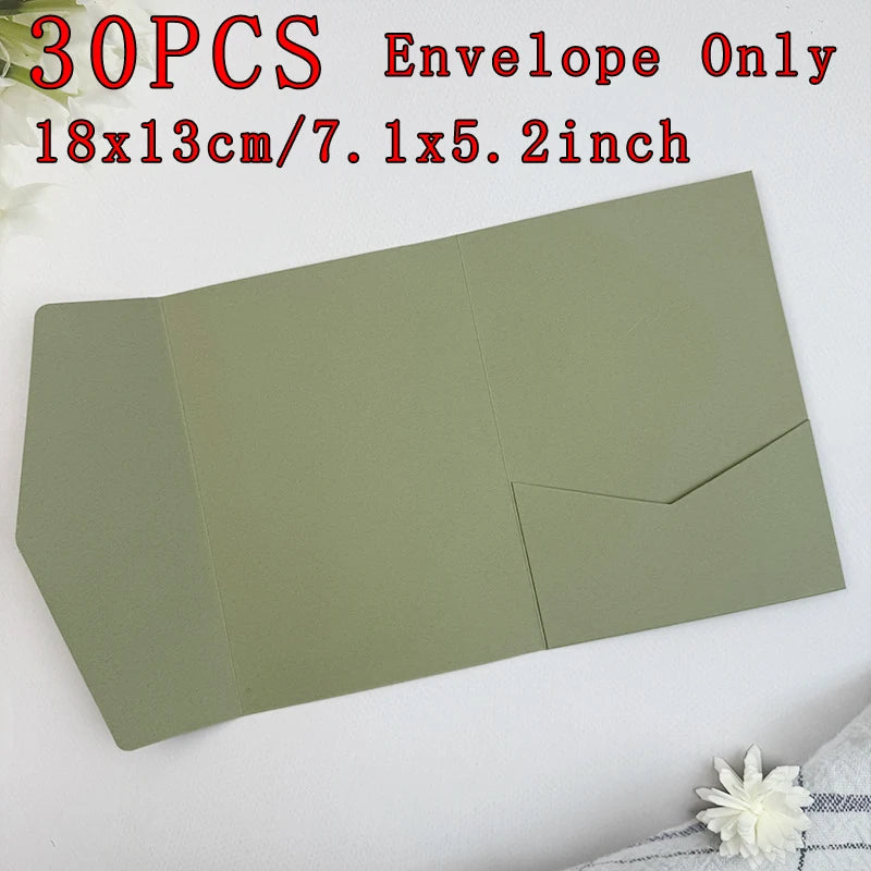 30 Buste invito 18x13 cm