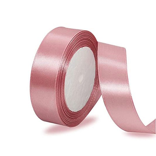 Nastro doppio raso rosa antico