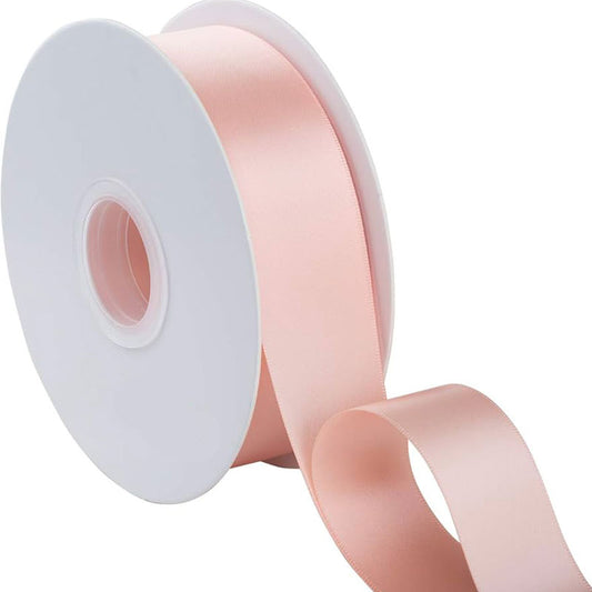 Nastro doppio raso rosa cipria